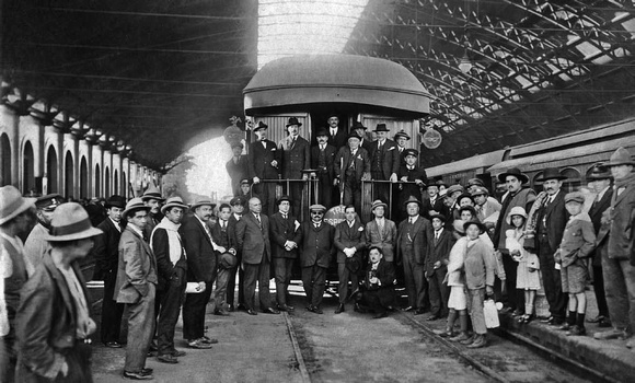 1917 Estacion Concepción - libro Tiempo de Trenes